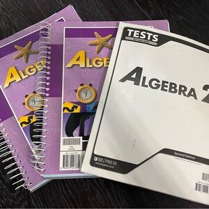 Abeka Algebra 2 Textbook and Notebooks Set